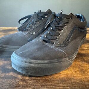 Vans Old Skool Low Top Sneakers - Men's Size 11 - Black/Black